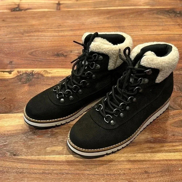 White Mountain Shoes - White Mountain Lace-up Winter Boots 6.5